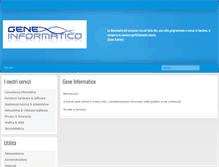 Tablet Screenshot of geneinformatico.it